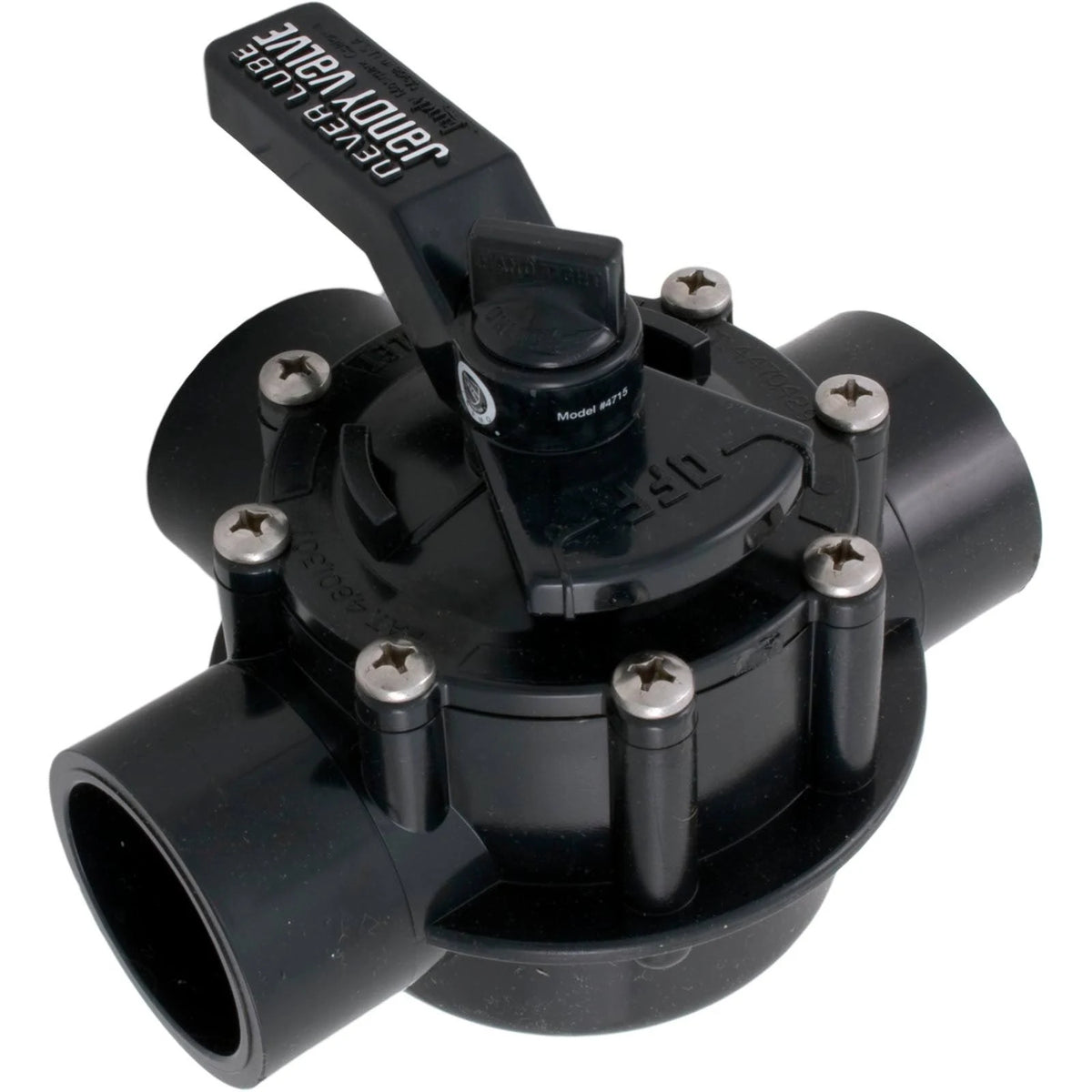 Jandy 2"-2 1/2" Neverlube Positive Seal 3-Port Diverter Valve 4717