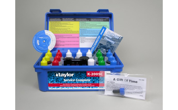 Taylor Complete High Range Pool Water Test Kit with 2 oz Reagents K2005C-8