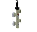 Pentair 2" Slip Almond PVC Push Pull Valve with 7-1/2" Center 263064